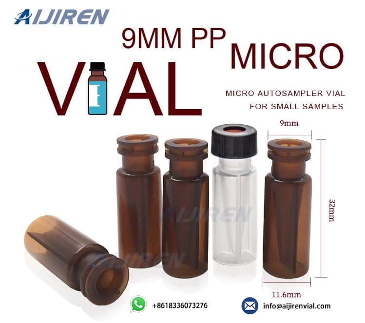 Iso9001 amber HPLC autosampler vials for wholesales